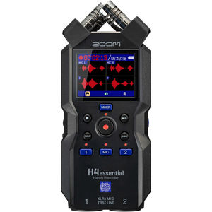 מכשיר הקלטה נייד Zoom H4essential 4-Track 32-Bit Float 