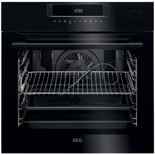 תנור בנוי שחור/לבן דגם AEG BEE264232 B/W א.א.ג.