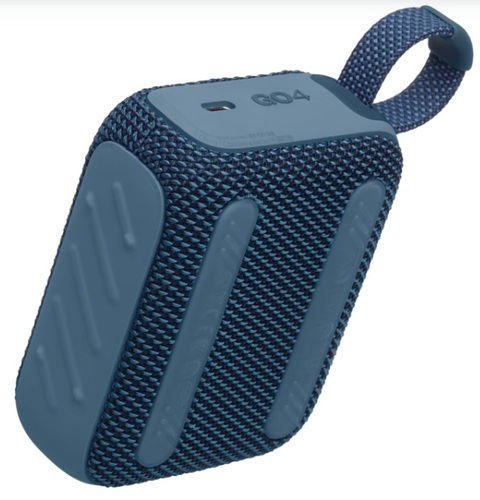 רמקול בלוטוס נייד JBL GO 4 כחול יבואן רשמי 