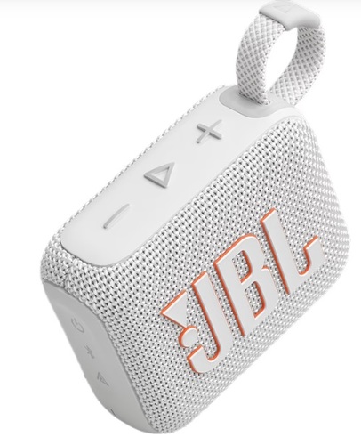רמקול בלוטוס נייד JBL GO 4 לבן יבואן רשמי