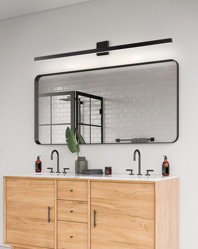  תאורת מראה SPLASH IP44 28W 3CCT גוף שחור 