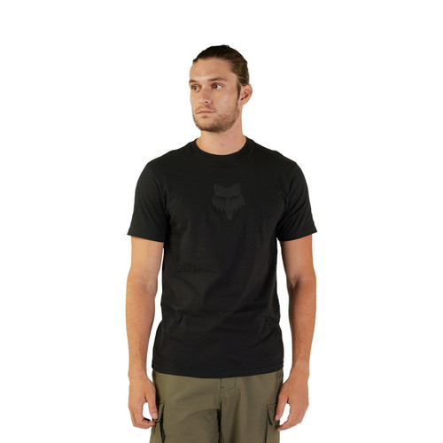 חולצת פוקס שחור - FOXHEAD SS TEE V25