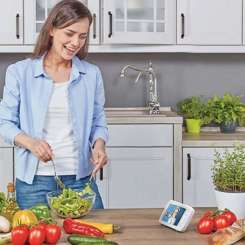 אינטרקום דיגיטאלי דו-כיווני לתינוק עם אפשרות חיבור לצפיה גם בטלפון סלולארי ומצלמה מסתובת Hubble