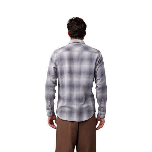 חולצת פלנל פוקס אפור - FOX SURVIVALIST STRETCH FLANNEL V25
