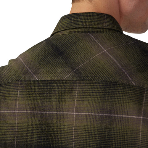 חולצת פלנל פוקס ירוק זית - FOX SOURCE FLANNEL V25