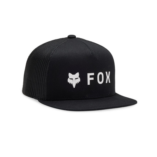 כובע ילדים פוקס שחור - FOX YTH ABSOLUTE SNAPBACK MESH V25