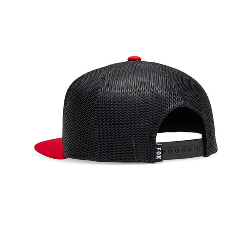 כובע ילדים פוקס שחור / אדום - FOX YTH ABSOLUTE SNAPBACK MESH V25