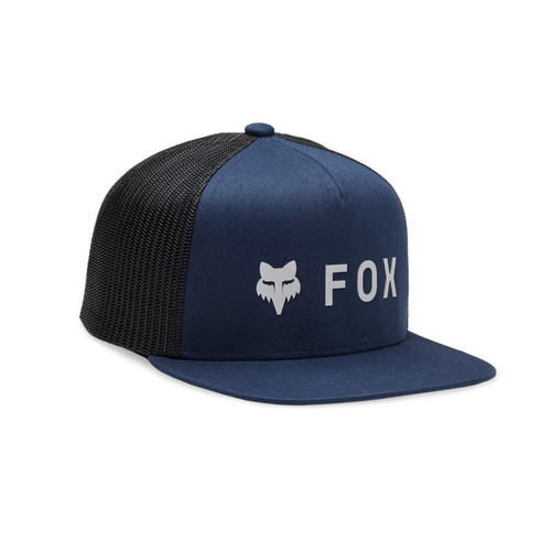 כובע ילדים פוקס שחור / כחול - FOX YTH ABSOLUTE SNAPBACK MESH V25