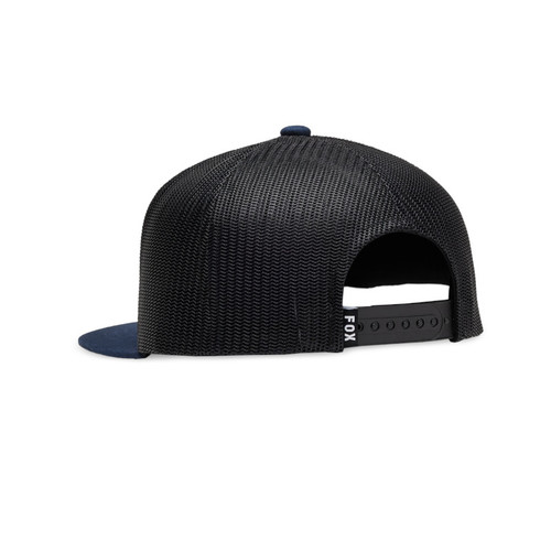 כובע ילדים פוקס שחור / כחול - FOX YTH ABSOLUTE SNAPBACK MESH V25