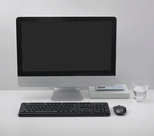סט מקלדת ועכבר אלחוטיים Rapoo X260SW E.H בצבע שחור