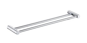 מוט כפול למגבת 60 ס״מ STYLO-4748-CP ניקל מבריק