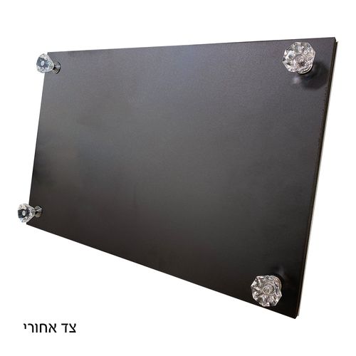 מגש זכוכית מהודר עם מראה ונצנצים
