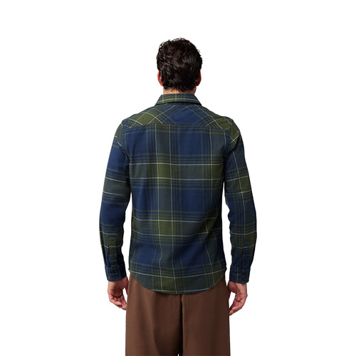 חולצת פלנל פוקס כחול כהה - FOX TRAILDUST FLANNEL SHIRT V25