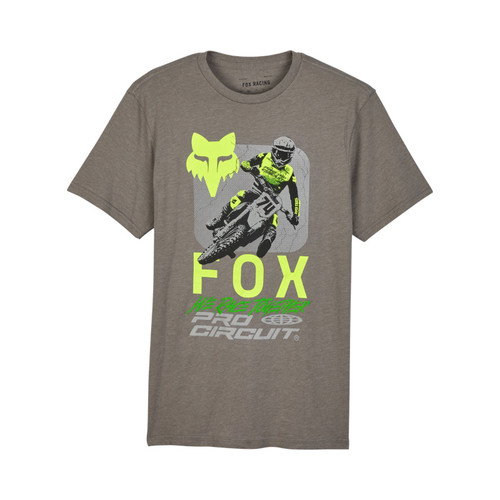 חולצת פוקס אפור - FOX X PRO CIRCUIT PREM SS V25