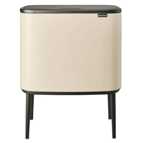 פח ברבנטיה למטבח 36 ליטר - Brabantia BO בז' מתוך קולקציית פחי אשפה למטבח (תמונה ראשית) - שילוב מושלם בין נוחות שימוש יומיומית לסטייל נקי