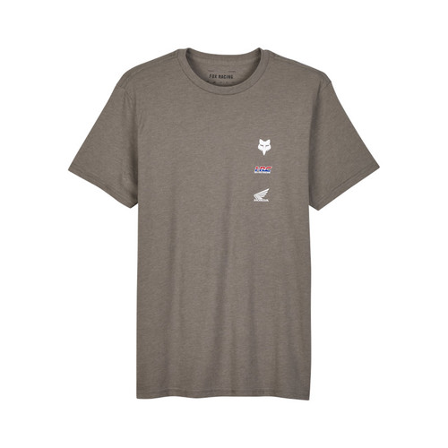 חולצת פוקס אפור - FOX X HONDA PREM SS TEE II V25