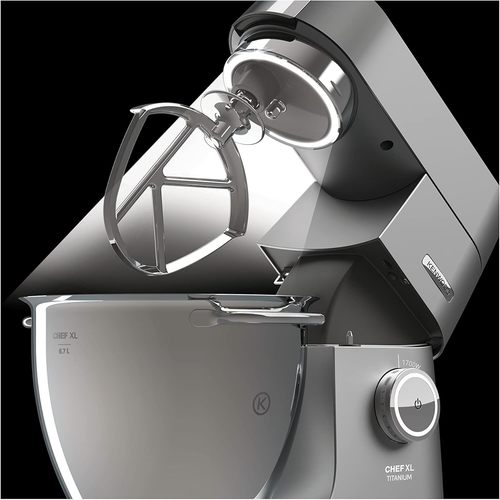 קערת יציקת נירוסטה מוברשת 6.7 ליטר למיקסר Kenwood Chef XL KAT8111SS  