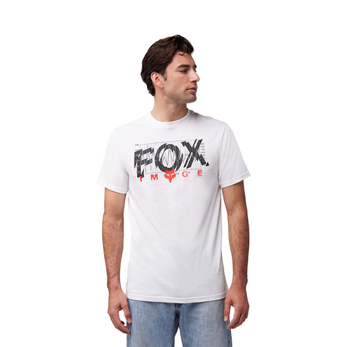 חולצת פוקס לבן - FOX ENERGY SS PERM TEE V25