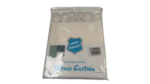 וילון אמבטיה 240*180 בצבע קרם