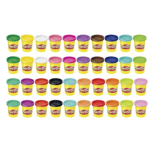 בצק פליידו - ערכת 40 צבעים סופרקולור- Play-Doh