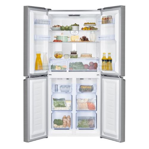 מקרר מפואר 4 דלתות 421 ליטר Haier HRF-4494FWRM זכוכית לבנה *שבת מהדרין