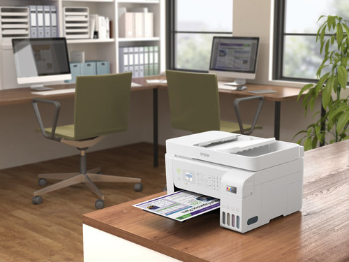 מדפסת ‏הזרקת דיו ‏משולבת Epson EcoTank L5296 אפסון