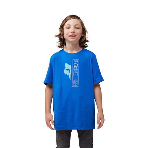 חולצת ילדים פוקס כחול - FOX YTH THROTTLE SS TEE V25