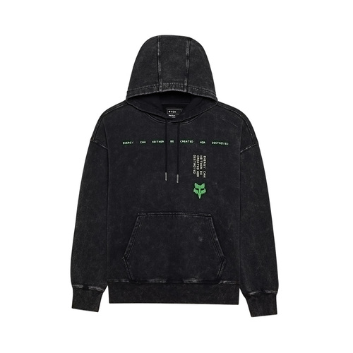 קפוצ'ון פליז אוברסייז פוקס שחור - FOX THROTTLE OVERSIZED PO FLEECE V25
