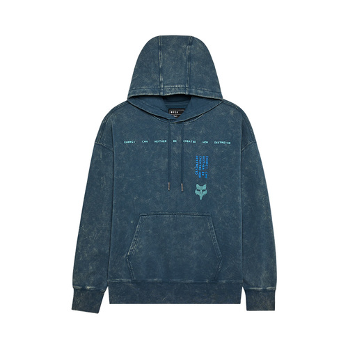 קפוצ'ון פליז אוברסייז פוקס כחול כהה - FOX THROTTLE OVERSIZED PO FLEECE V25