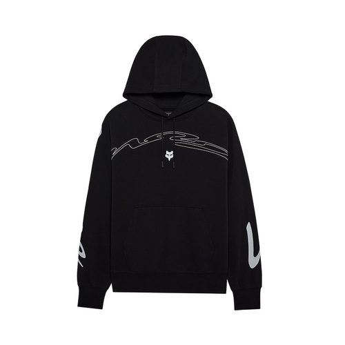 קפוצ'ון פליז אוברסייז פוקס שחור - FOX ENERGY FACE OVERSIZED FLEECE PO V25