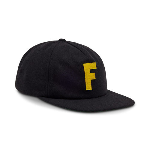 כובע פוקס שחור - FOX BIG F WOOL ADJSUTABLE HAT V25