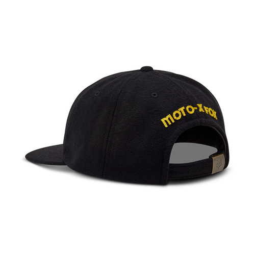 כובע פוקס שחור - FOX BIG F WOOL ADJSUTABLE HAT V25