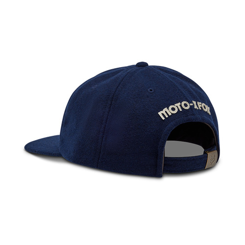 כובע פוקס כחול כהה - FOX BIG F WOOL ADJSUTABLE HAT V25