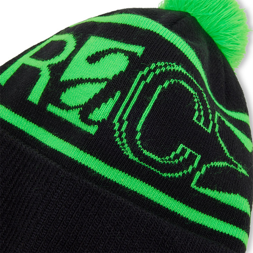 כובע צמר פוקס שחור / ירוק - FOX THROTTLE BEANIE V25