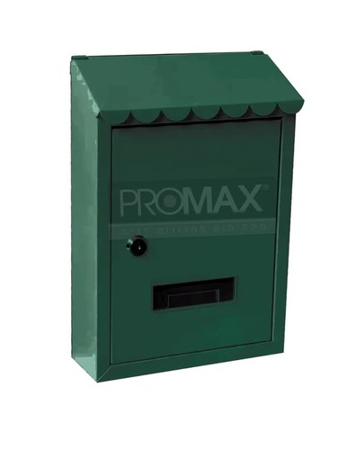 תיבת דואר דגם 923 ממתכת PROMAX - צבע ירוק