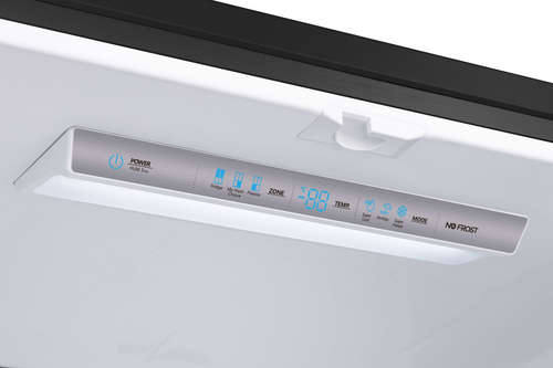  מקרר הייסנס 4 דלתות RQ72BGK  זכוכית שחורה