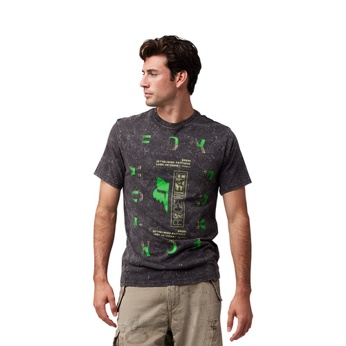 חולצת פוקס שחור - FOX THROTTLE SS TEE V25