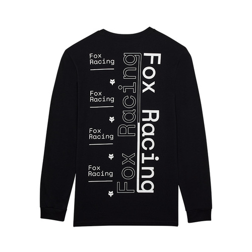 חולצה ארוכה פוקס שחור - FOX RACE SPEC LS PERM TEE V25