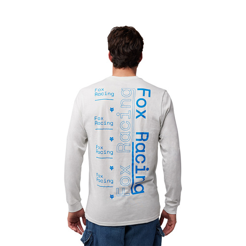 חולצה ארוכה פוקס אפור - FOX RACE SPEC LS PERM TEE V25