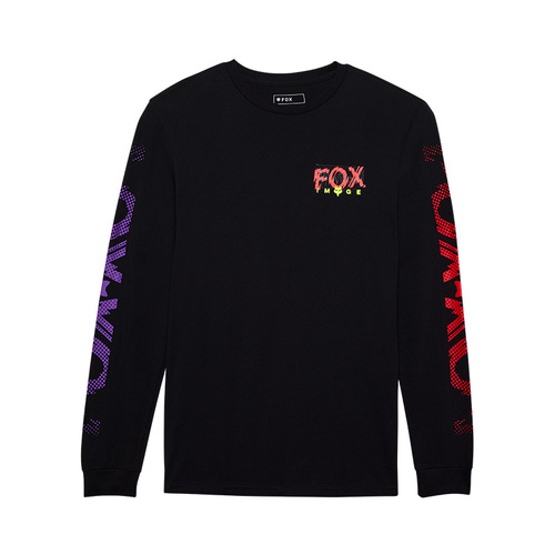 חולצה ארוכה פוקס שחור - FOX ENERGY LS PERM TEE V25