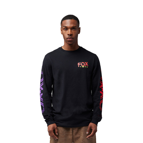 חולצה ארוכה פוקס שחור - FOX ENERGY LS PERM TEE V25