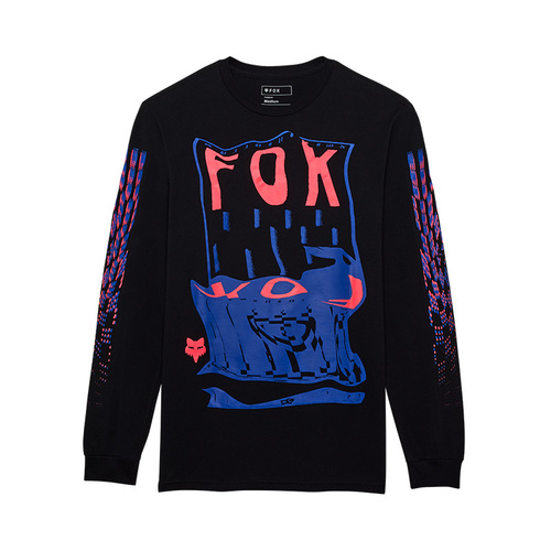 חולצה ארוכה פוקס שחור - FOX EMOTION BLAST LS TEE V25