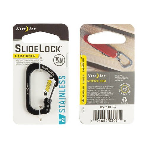קרבינר - SlideLock Carabiner #2 - אל חלד