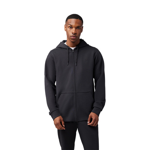 קפוצ'ון פליז פוקס שחור - FOX RISE UP ZIP FLEECE V25