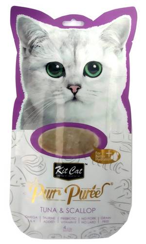 קיט קט Kit Cat לחתול שלוקים טונה וצדפות 60 גרם