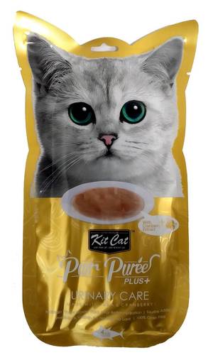 קיט קט Kit Cat לחתול שלוקים טונה וחמוציות לבעיות בדרכי השתן 60 גרם