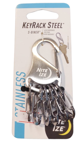 מחזיק מפתחות כסוף KEYRACK STEEL