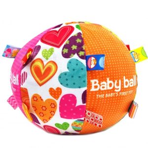 כדור חושי רך, צבעוני ונעים עם פעמון ומראה