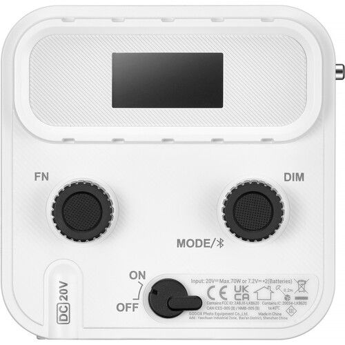 Godox ML60IIBi תאורת לד Bi-color עם מתאם סוללה V-Mount