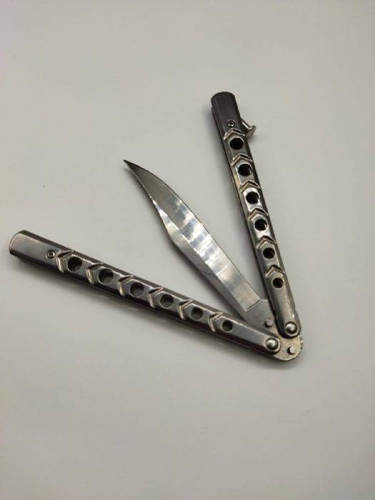סכין פרפר SILVER